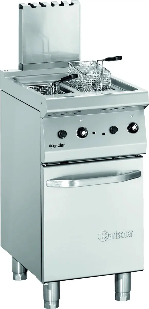 Bartscher 2859251 Gasfriteuse 14L - 2x9L - 70x40cm - RVS