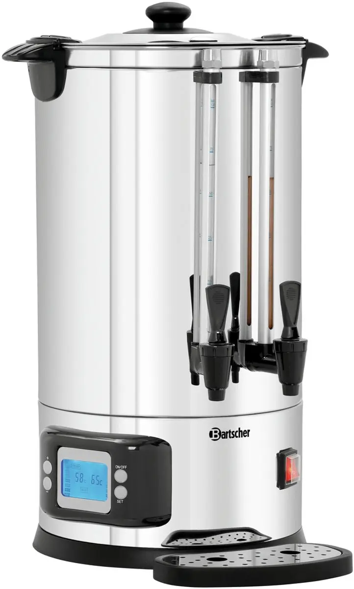 Bartscher D15000 200128 Thee- en Heetwaterdispenser - 15L - 2500W - Zilver