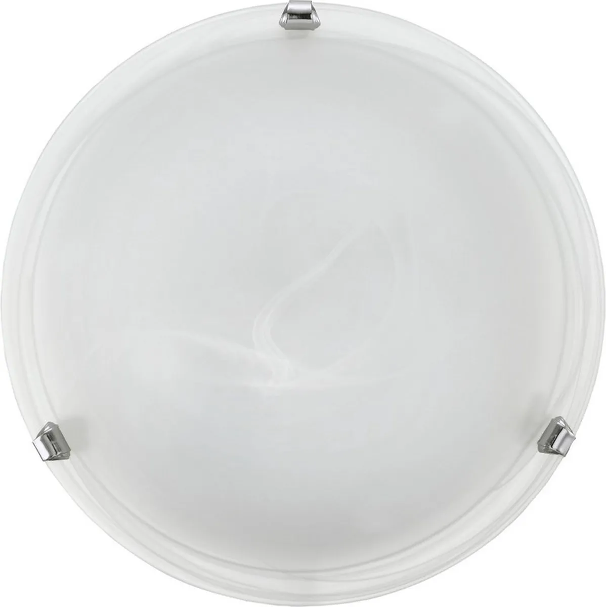 Eglo Salome Wand/Plafondlamp 2 Lichts - 40cm - Chroom/Wit