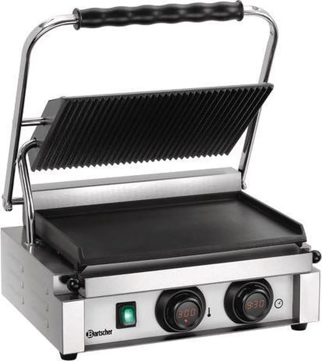 Bartscher Panini-MDI Contactgrill A150976 - 2200W - Zilver
