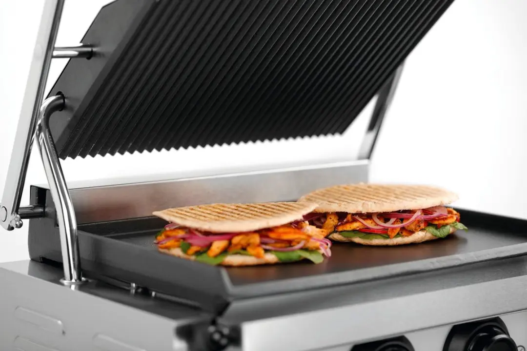 Bartscher Panini-MDI Contactgrill A150976 - 2200W - Zilver