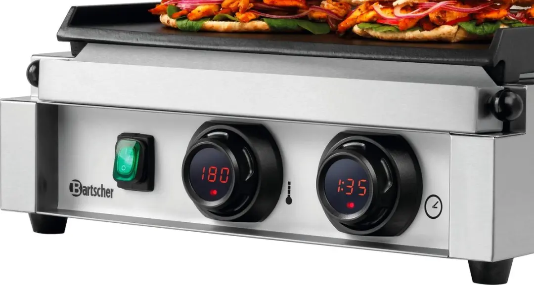 Bartscher Panini-MDI Contactgrill A150976 - 2200W - Zilver