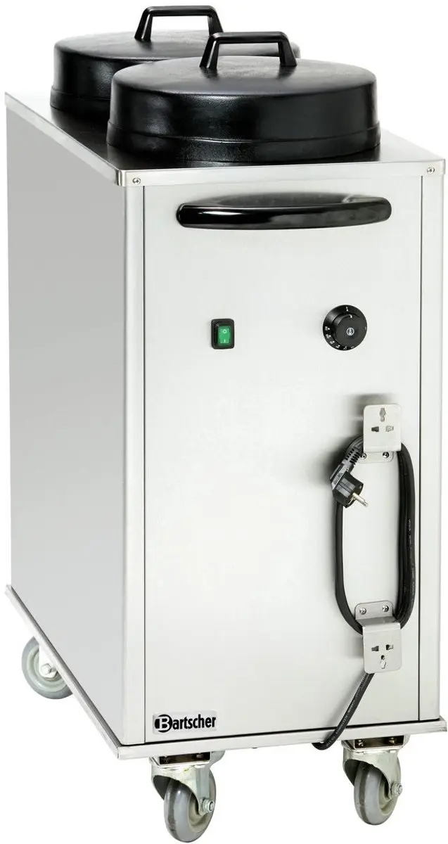 Bartscher 103065 Bordendispenser RVS - 2x50 Borden 2000W