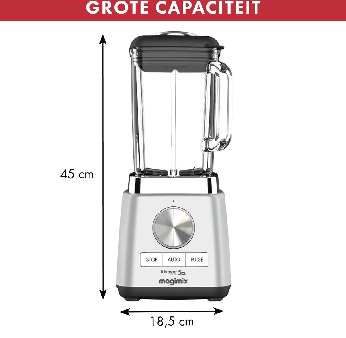 Magimix Blender Power 5 XL Blenderkan 2L - Glas