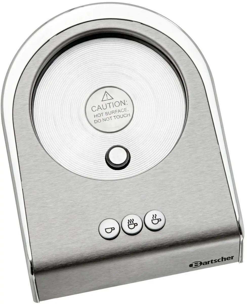 Bartscher MSI400 Melkopschuimer - 600W - 0.4L - Zilvergrijs