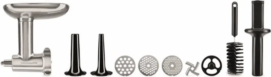 Bartscher Alu II Vleesmolen voor KitchenAid - 4 Mesjes - RVS