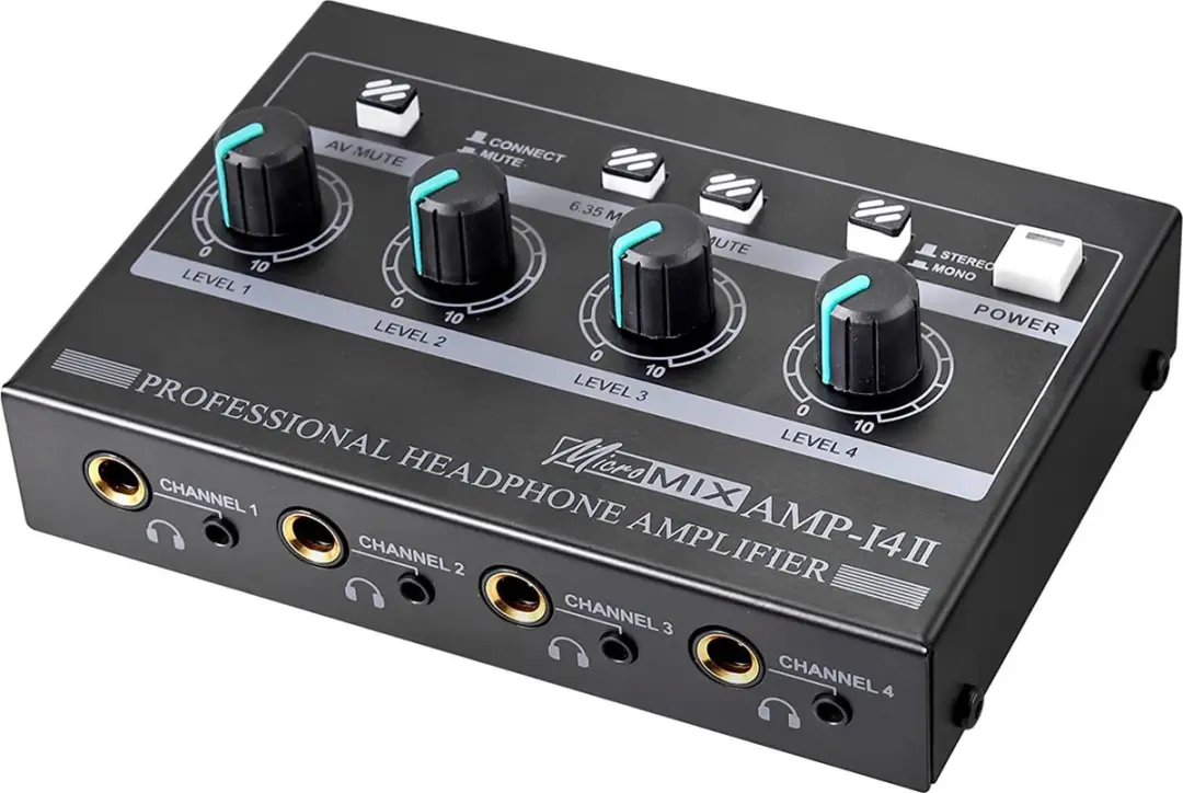 NÖRDIC SGM-220 4-Kanaals Hoofdtelefoonversterker