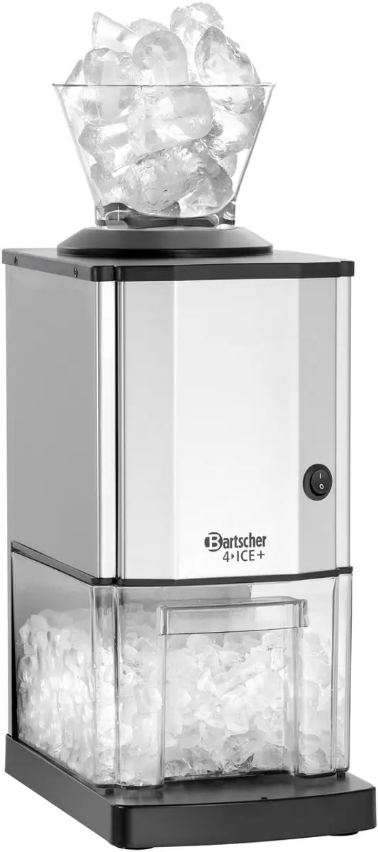Bartscher 4ICE+ IJscrusher 120W - 15kg/uur - RVS