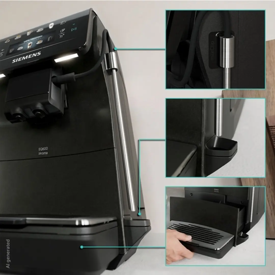 Siemens EQ600 iAroma TP6X3B08 Espresso Volautomaat