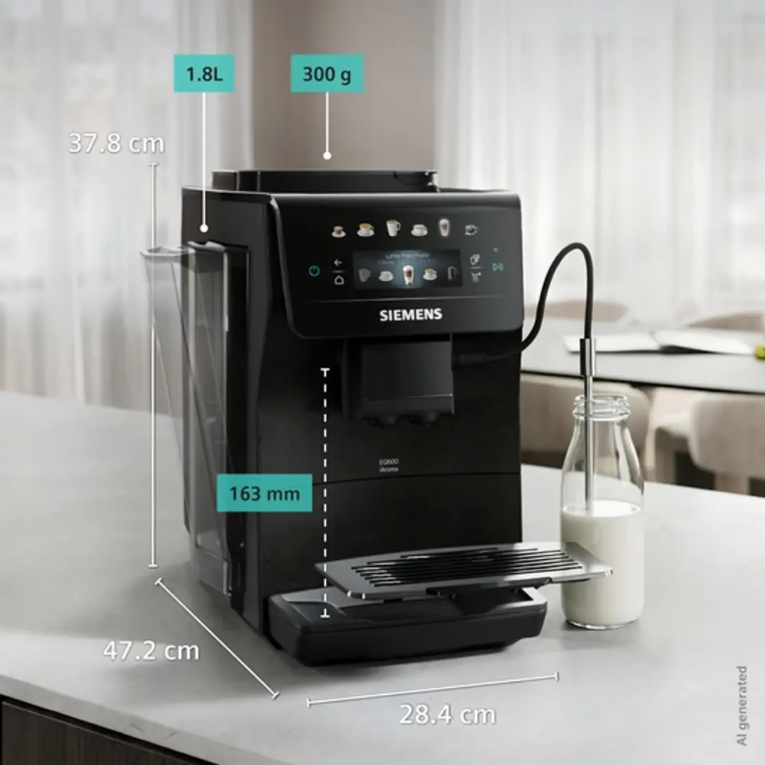 Siemens EQ600 iAroma TP6X3B08 Espresso Volautomaat