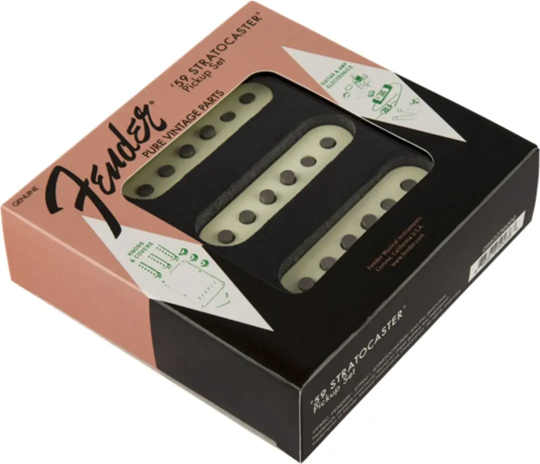 Fender Pure Vintage '59 Strat Pickup Set - Ivoor