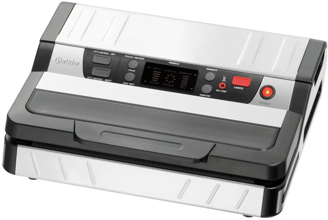 Bartscher Vacuümapparaat 300750 - 220W - Zilver/Zwart
