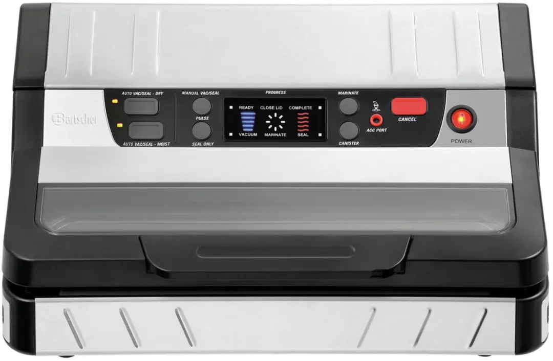 Bartscher Vacuümapparaat 300750 - 220W - Zilver/Zwart