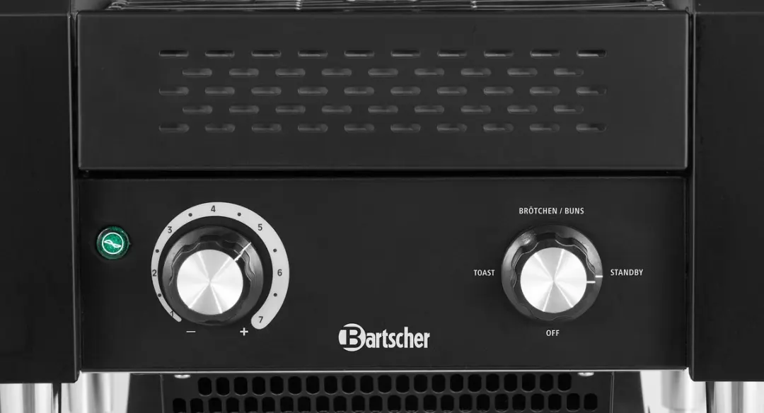 Bartscher DLT150-1 S Doorvoertoaster 150 Stuks - Zwart - afbeelding 6 van 6