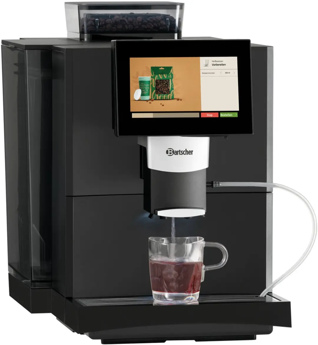Bartscher Easy Plus 550 Volautomatische Koffiezetapparaat - 50 Kopjes - Zwart - afbeelding 6 van 6