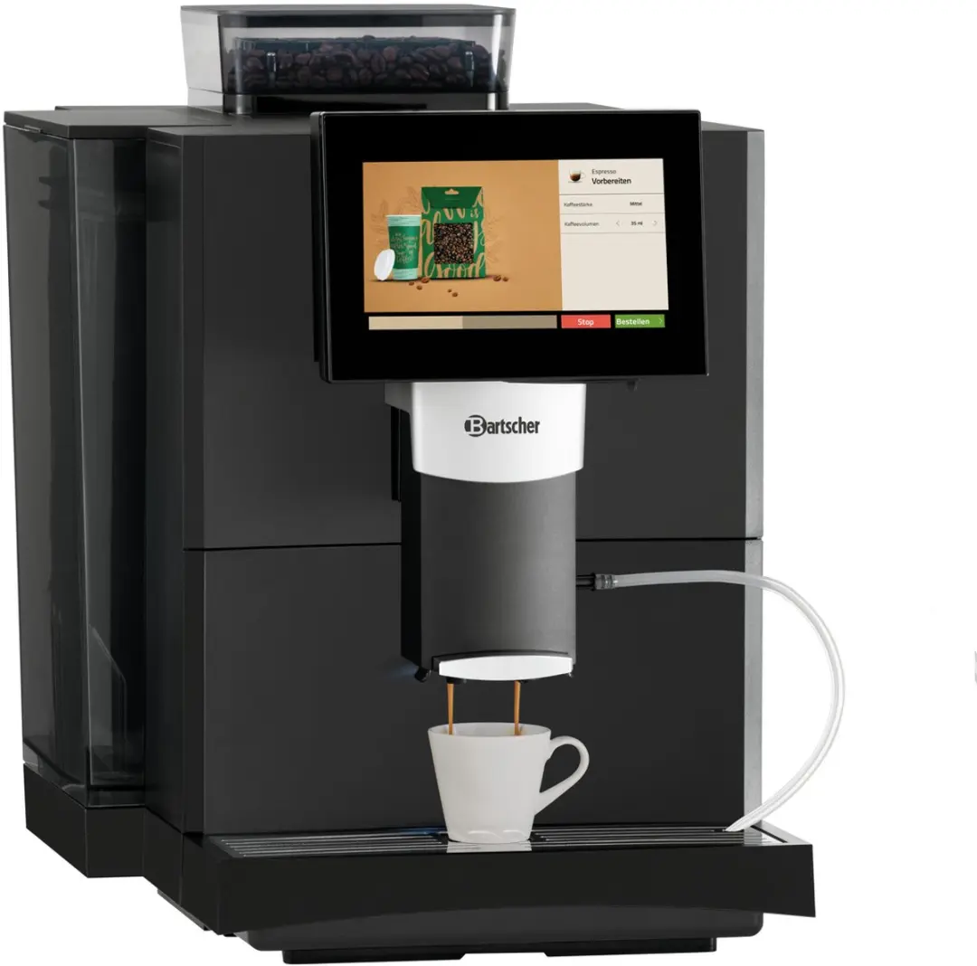 Bartscher Easy Plus 550 Volautomatische Koffiezetapparaat - 50 Kopjes - Zwart