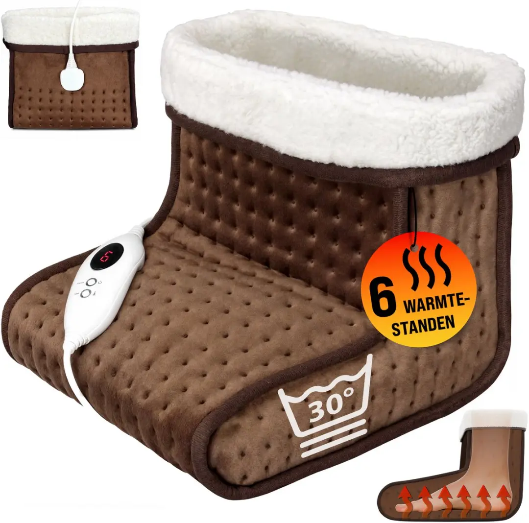 Monzana Voetenwarmer 109020 - 6 Temperatuurstanden - Bruin