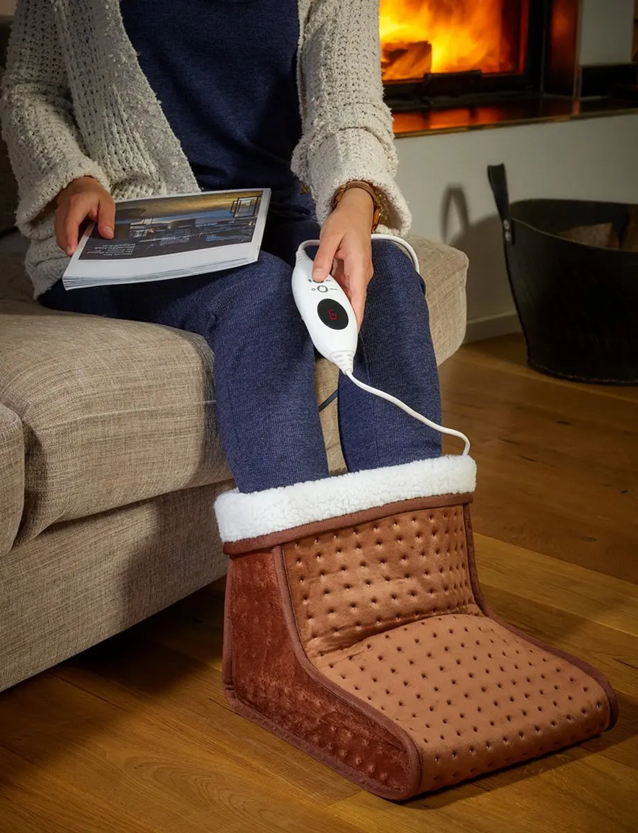 Monzana Voetenwarmer 109020 - 6 Temperatuurstanden - Bruin