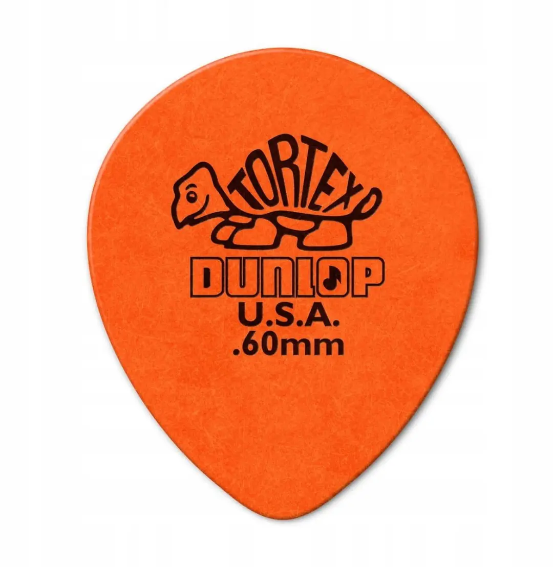 Dunlop Tortex Teardrop Plectrums 0.60mm - Groen