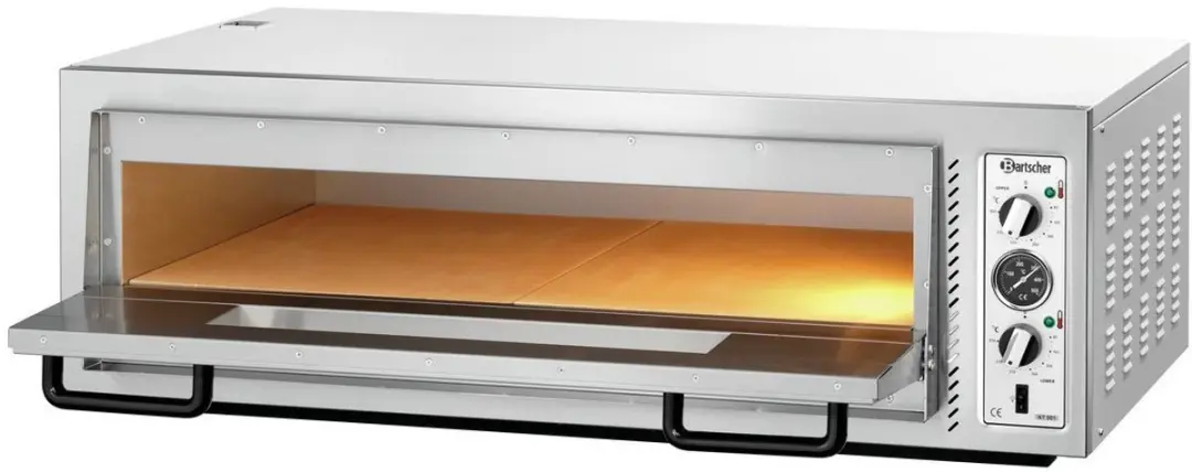 Bartscher NT 901 Elektrische Pizzaoven - 6000W - 6 Pizza’s Ø300mm - Rvs