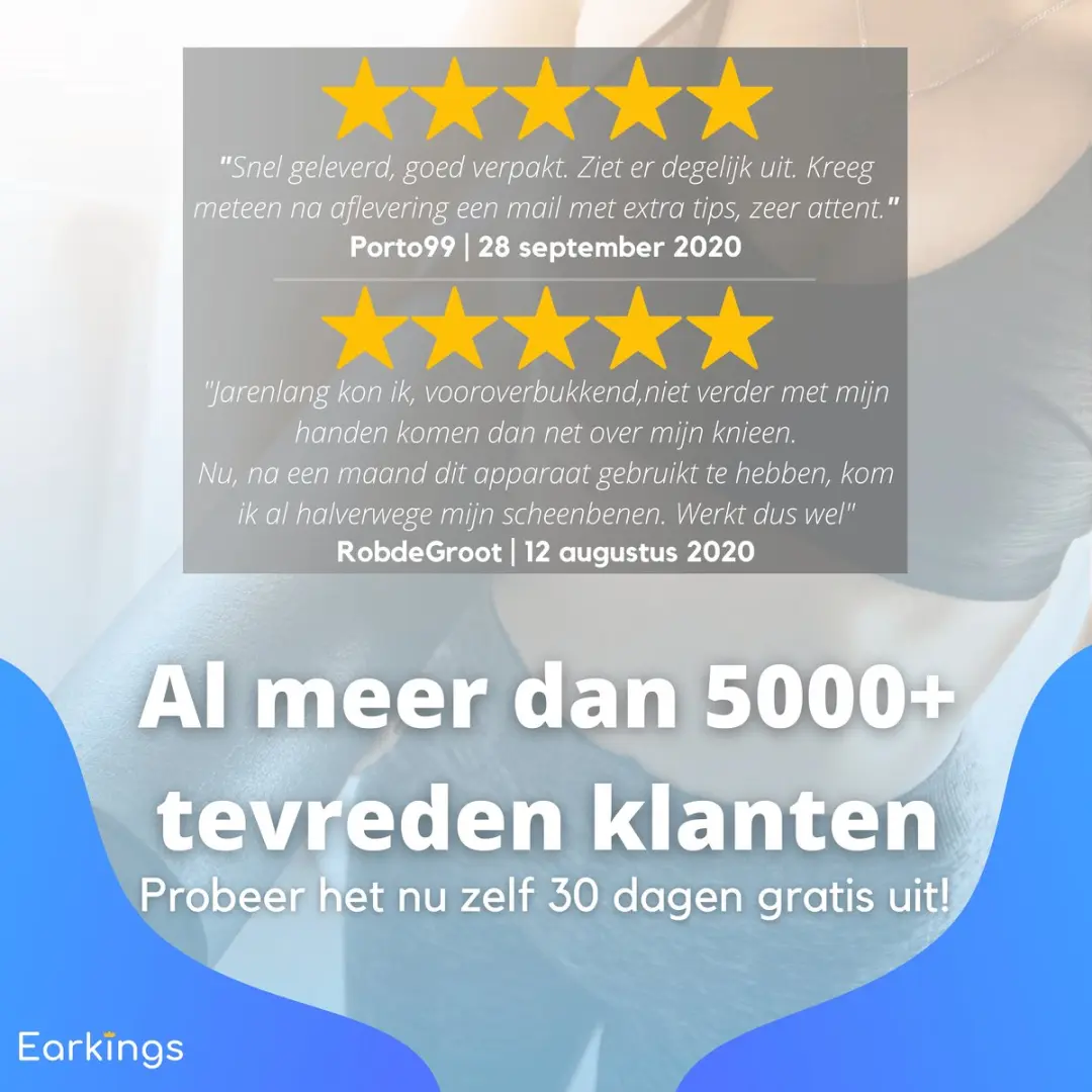 EarKings Backstretcher EKBS7509 - Verstelbaar - Blauw