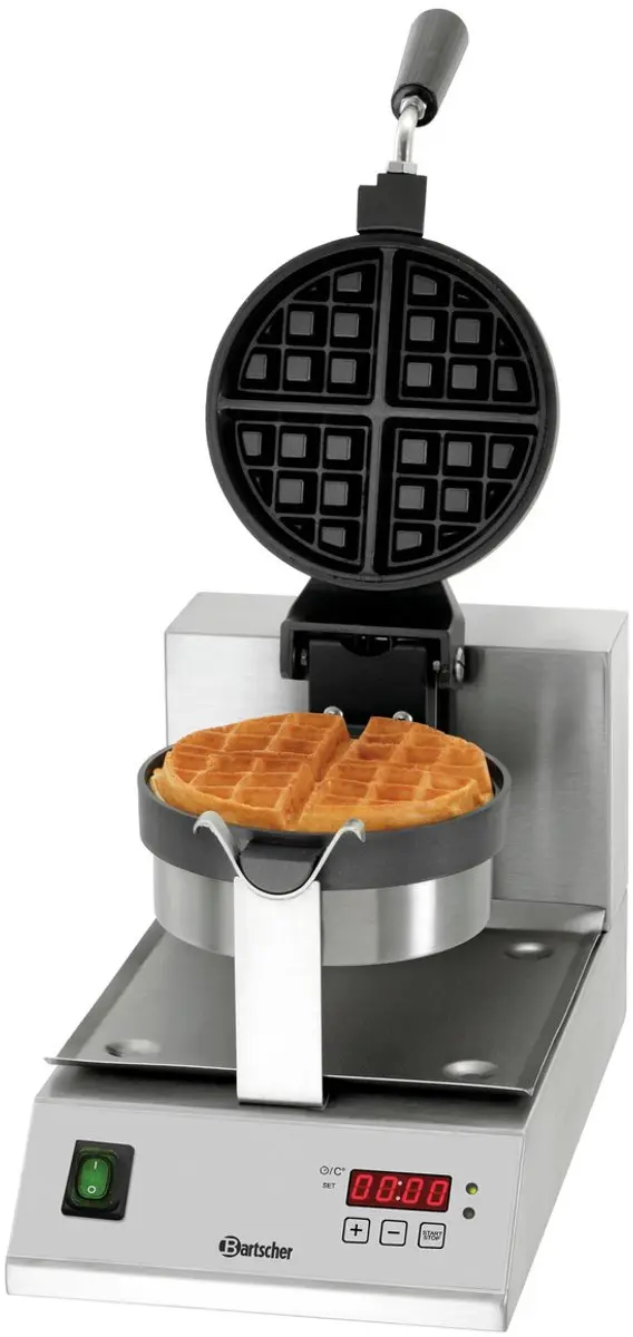 Bartscher Deluxe Wafelijzer 1KW - Rvs - 1 Wafel