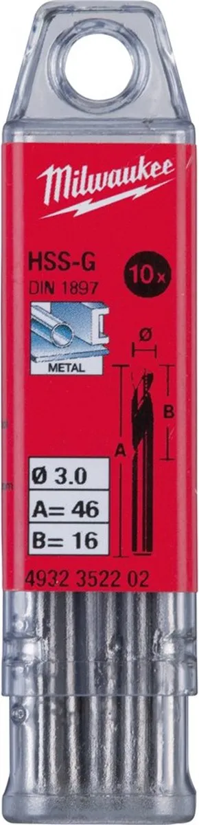 Milwaukee Metaalboren HSS-Ground 4.2mm