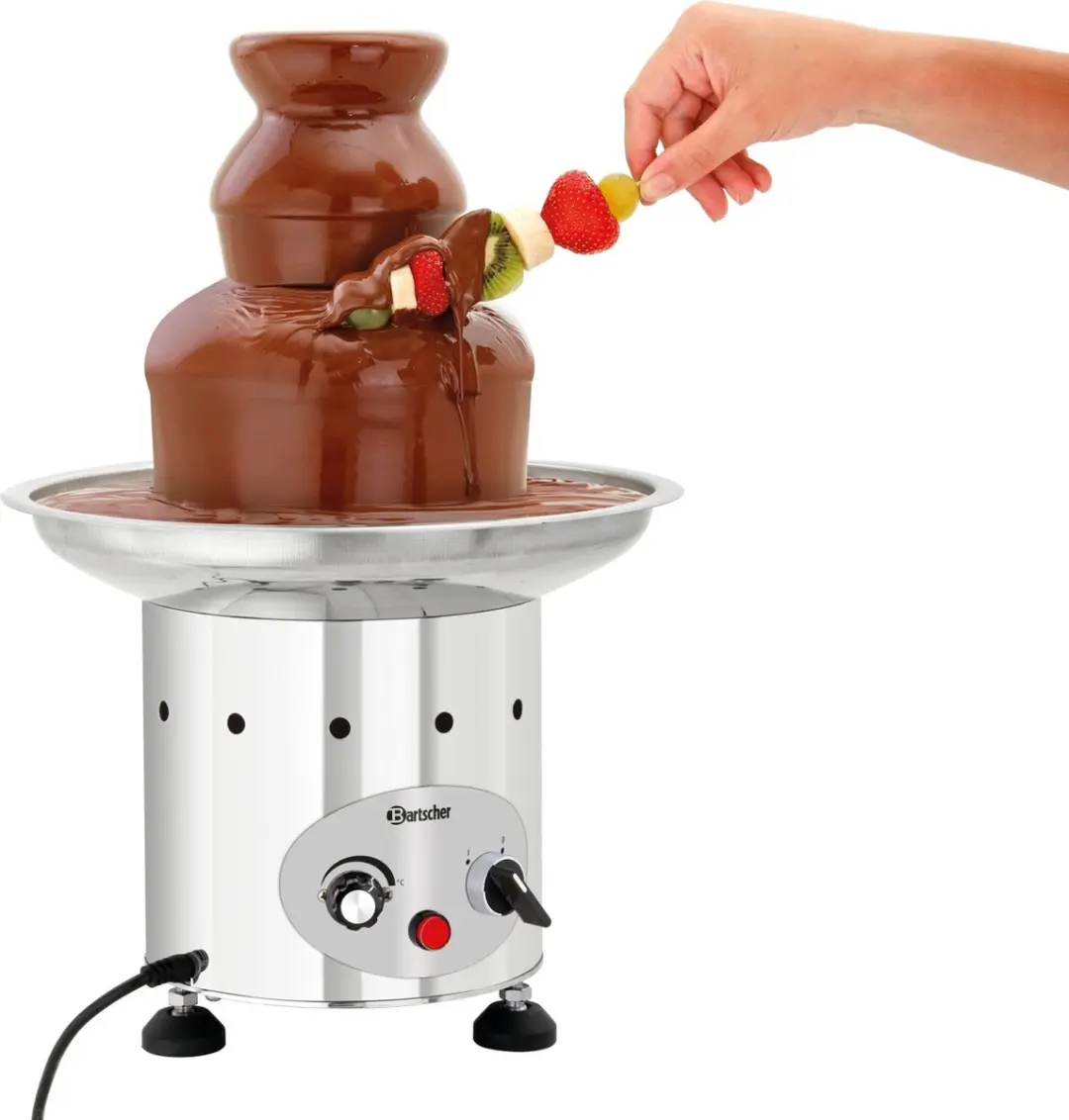 Bartscher SB 325-1 Chocoladefontein - 325W - 2,5L - Roestvrijstaal