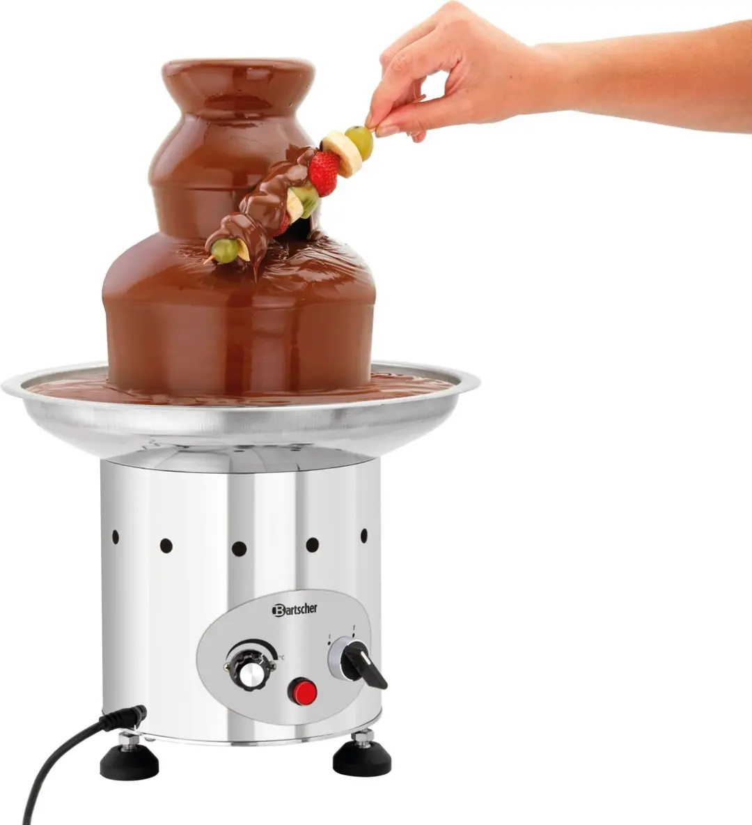 Bartscher SB 325-1 Chocoladefontein - 325W - 2,5L - Roestvrijstaal