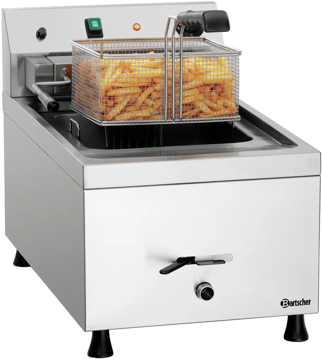 Bartscher 12L-10 Frituurpan - 9000W - 12L - Zilver