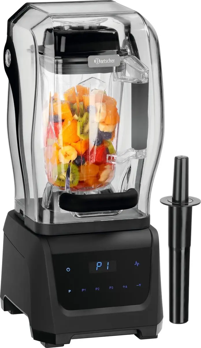 Bartscher Blender Pro Touch 2,5L 1680W - 6 Mesjes - RVS