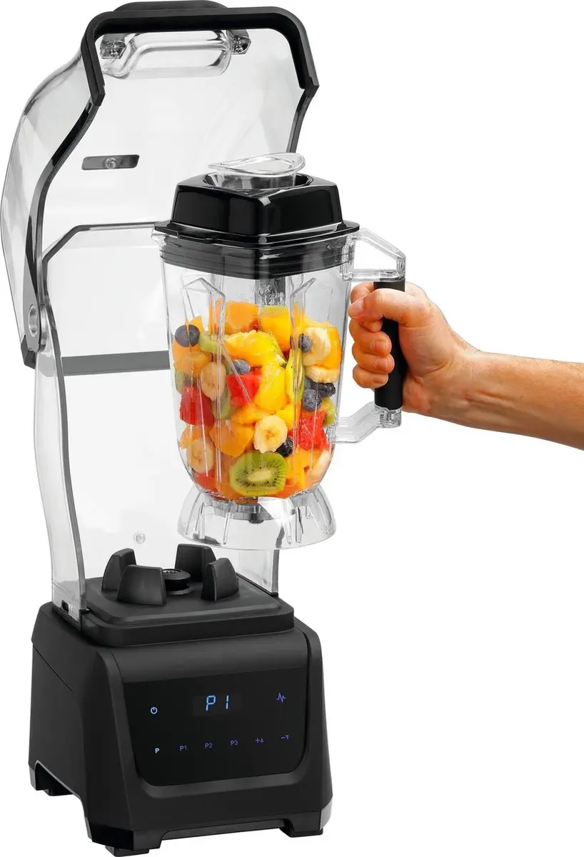 Bartscher Blender Pro Touch 2,5L 1680W - 6 Mesjes - RVS
