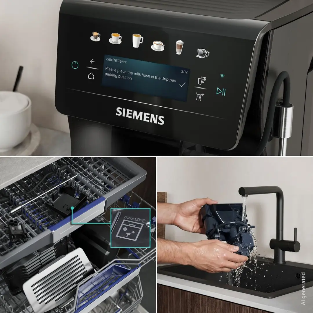 Siemens EQ600 iAroma Espresso Volautomaat TP603E08 - 2 Kopjes