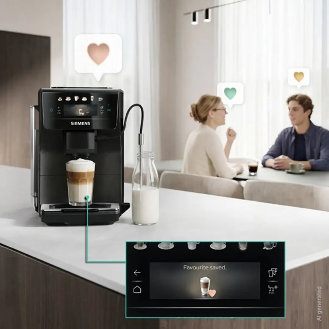 Siemens EQ600 iAroma Espresso Volautomaat TP603E08 - 2 Kopjes