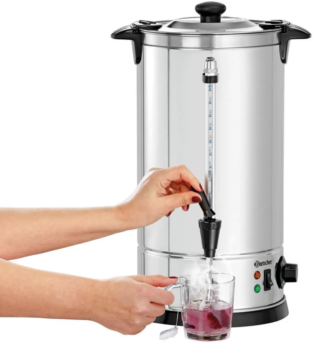 Bartscher HT200069 Tafel Heetwater Dispenser 8,5L - 1600W - RVS
