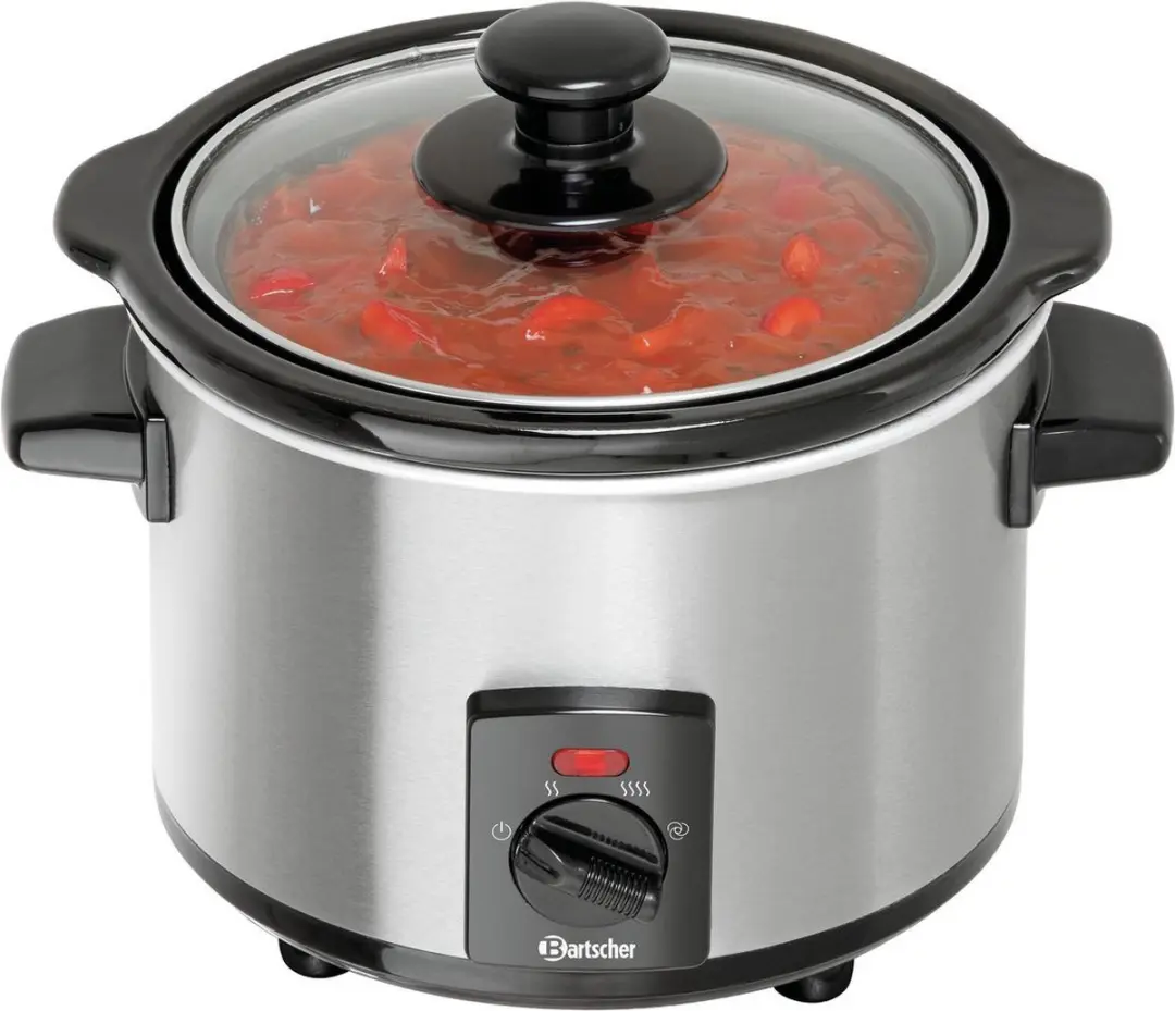 Bartscher Mini Slowcooker 1,25L - 105W - Zilver