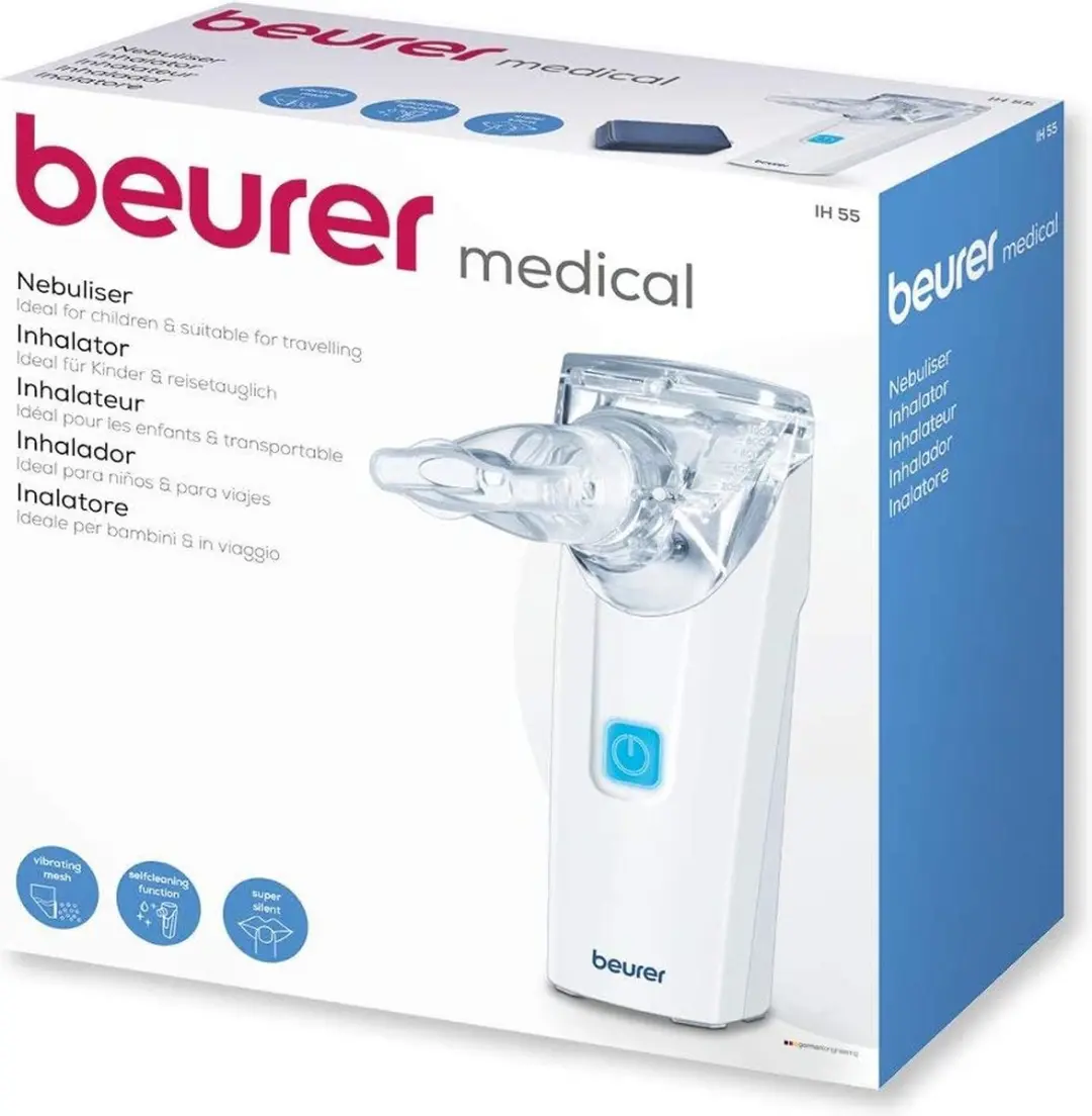 Beurer IH 55 Aerosoltoestel Vernevelaar - 10ml - Incl. masker & opbergbox
