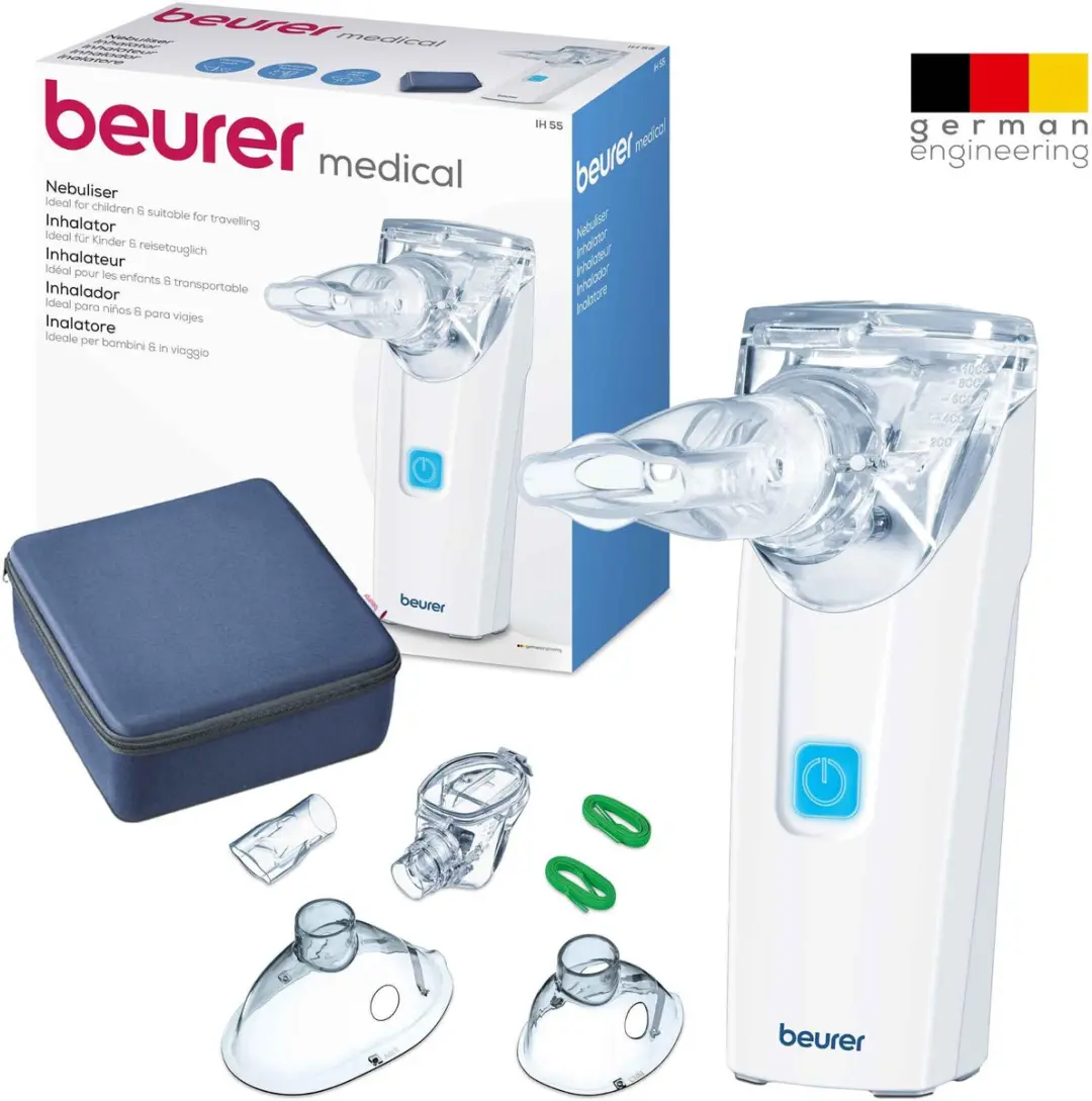 Beurer IH 55 Aerosoltoestel Vernevelaar - 10ml - Incl. masker & opbergbox