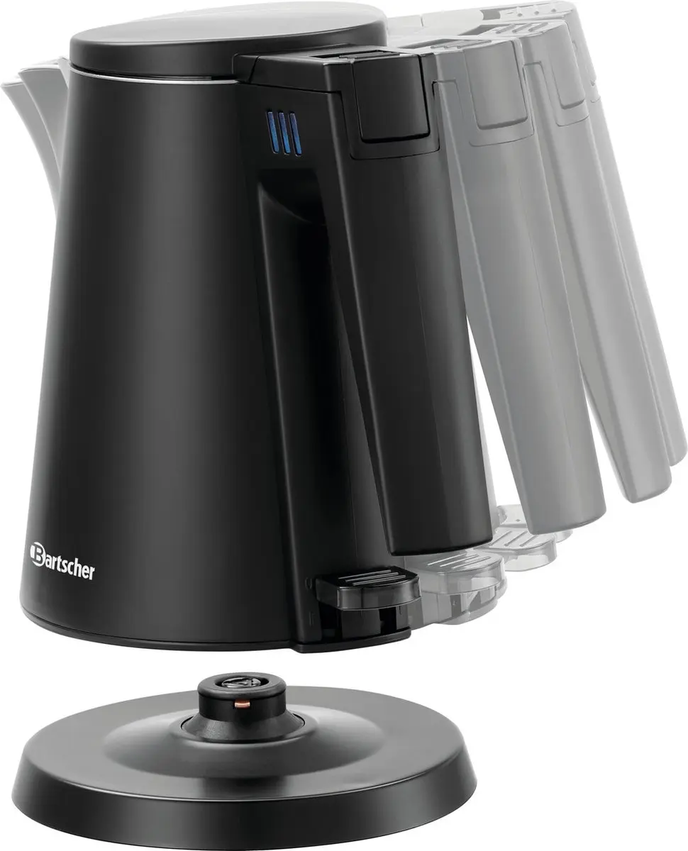 Bartscher Hotel Waterkoker 0,6L - 800W - RVS - afbeelding 6 van 6