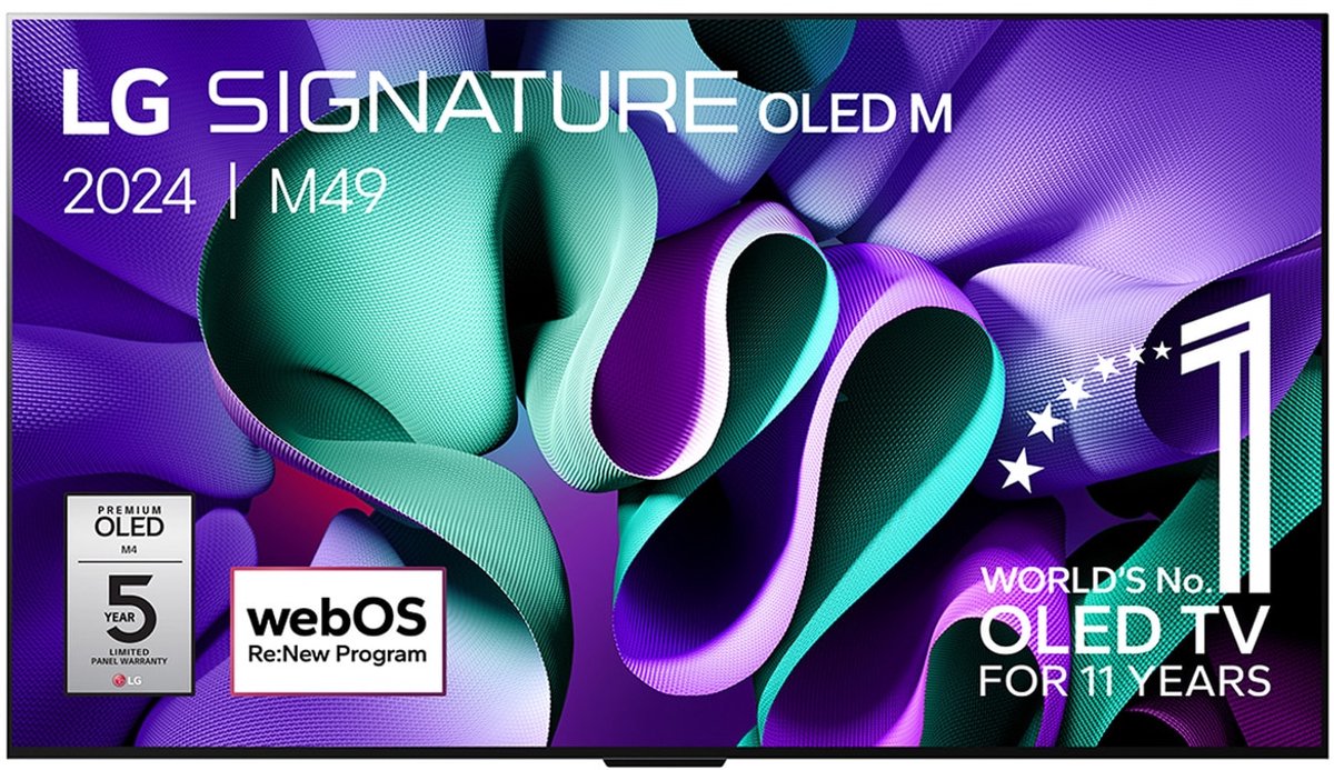 LG M4 OLED65M49LA - 65 inch - 4K MLA OLED - 2024