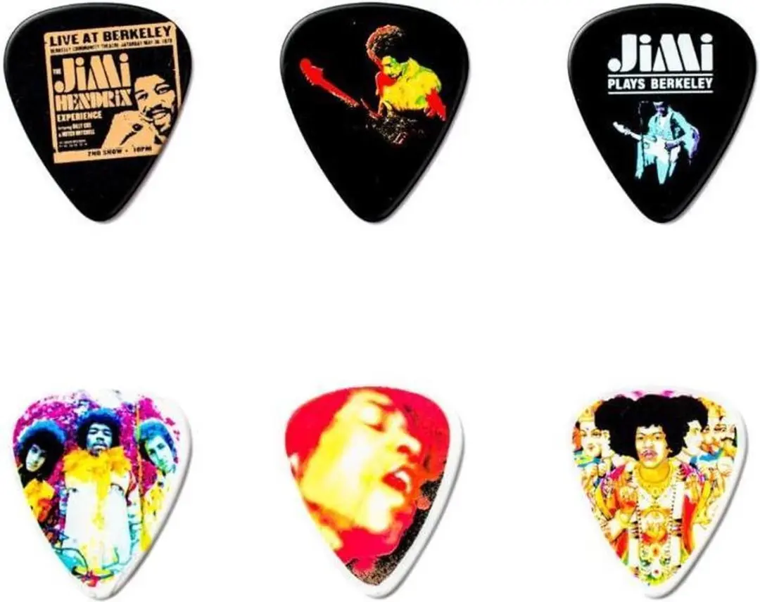 Dunlop Jimi Hendrix Picks Bold As Love Medium - 12 Stuks
