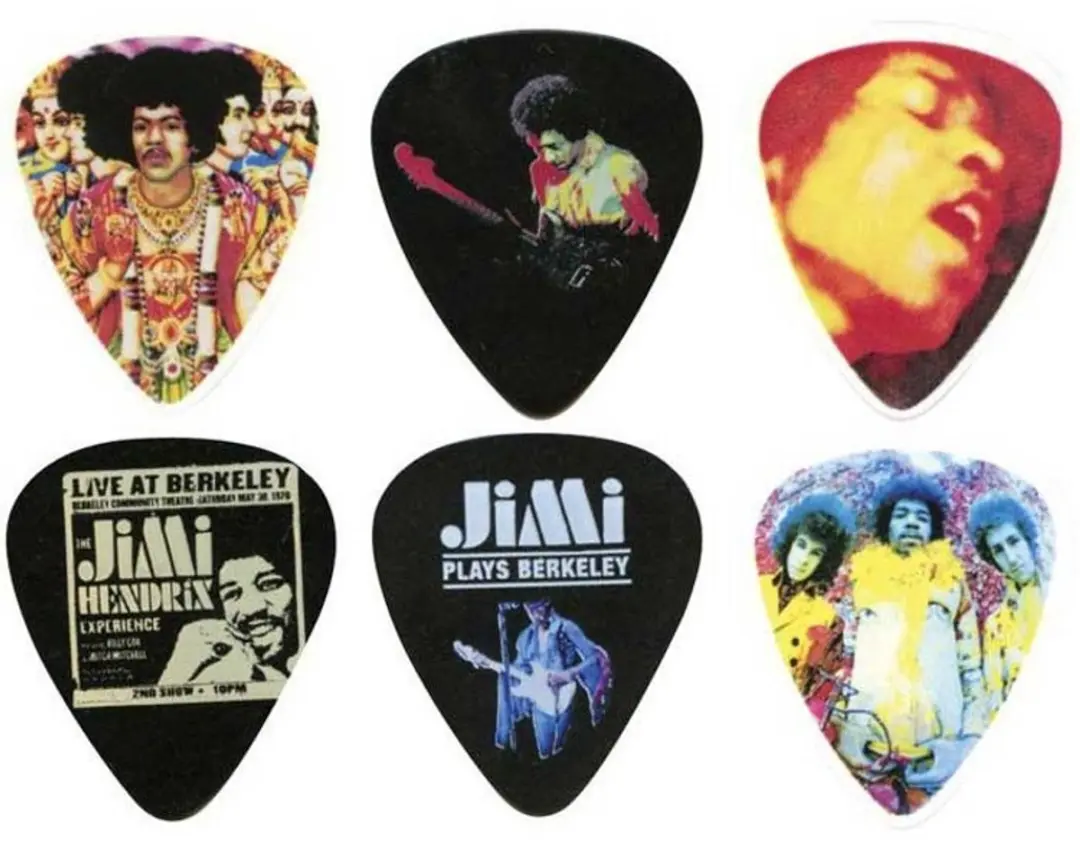 Dunlop Jimi Hendrix Picks Bold As Love Medium - 12 Stuks