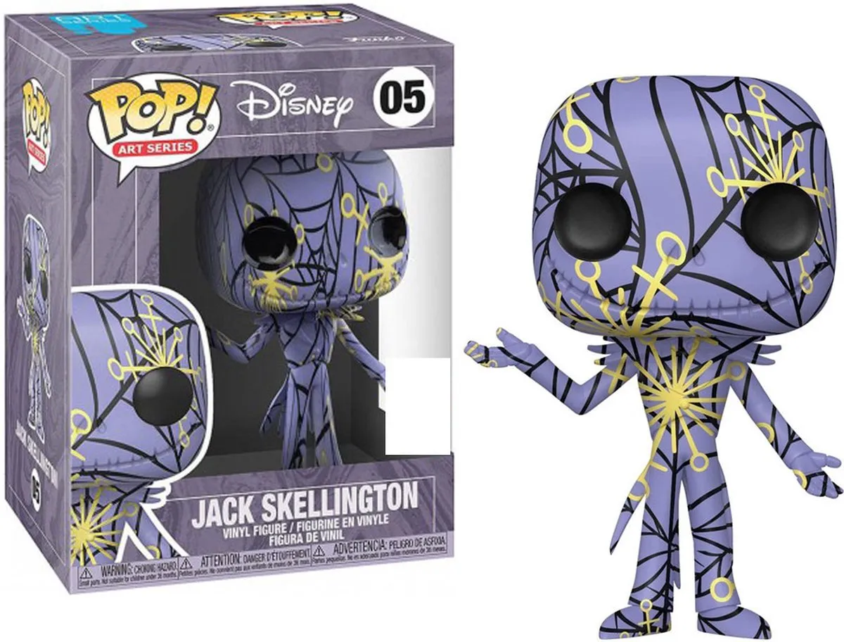 Funko Pop! Art Disney Nightmare Before Christmas Jack Artists Series FUN49300 - Bonte kleuren