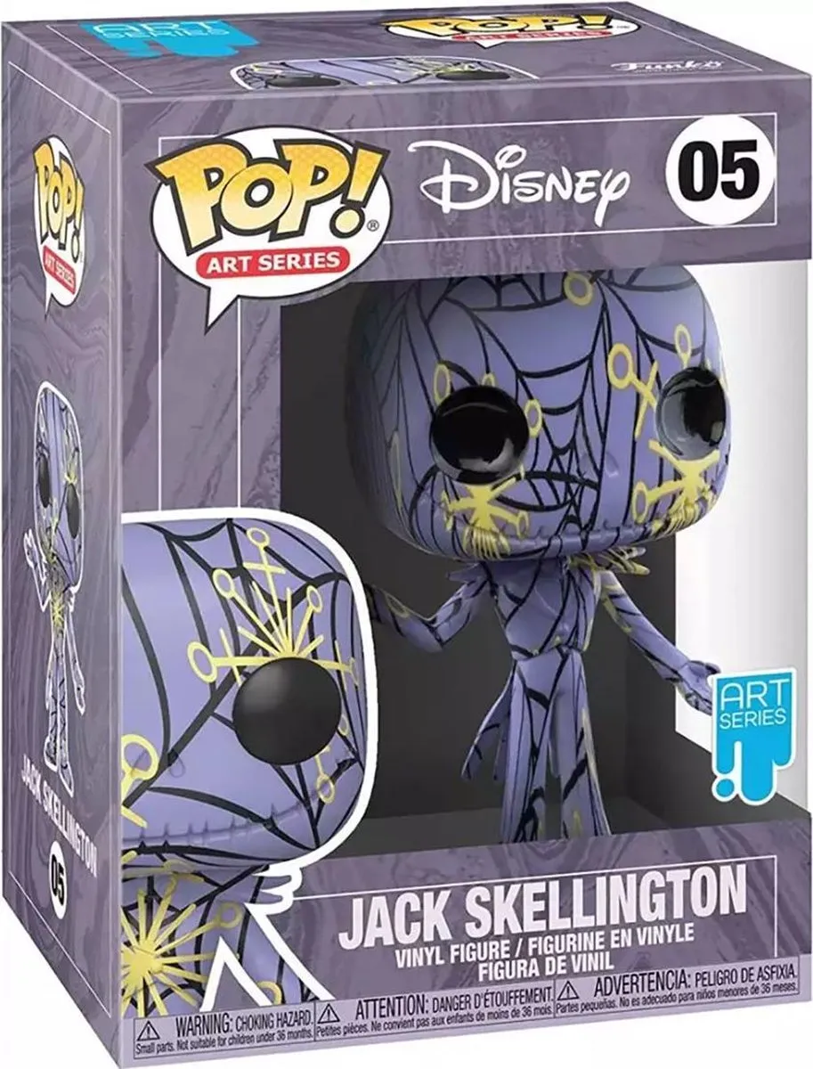 Funko Pop! Art Disney Nightmare Before Christmas Jack Artists Series FUN49300 - Bonte kleuren
