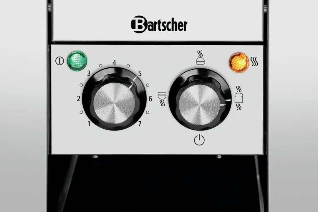 Bartscher Mini-XS Doorlooptoaster 1000W - 90 Stuks - RVS