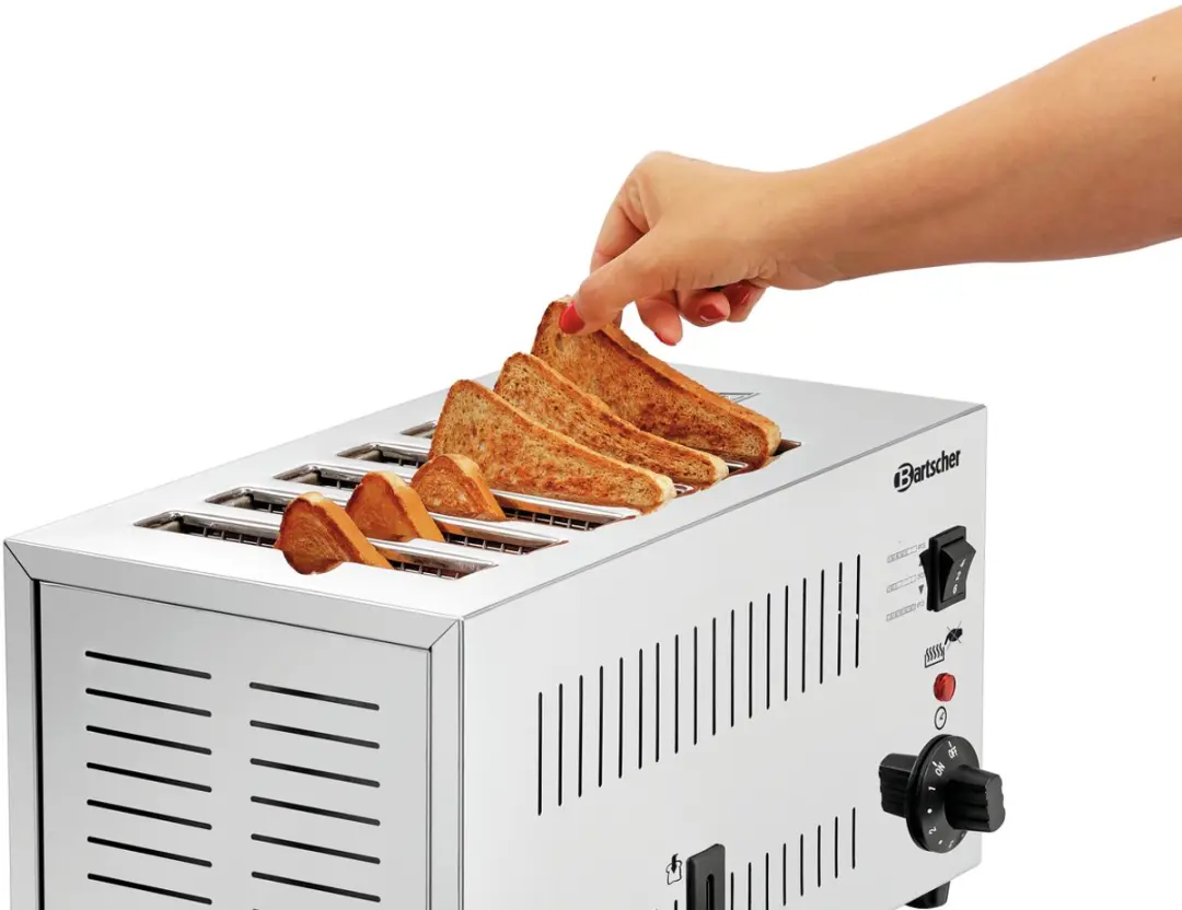 Bartscher HT100197 Toaster Tafel 6 Stuks