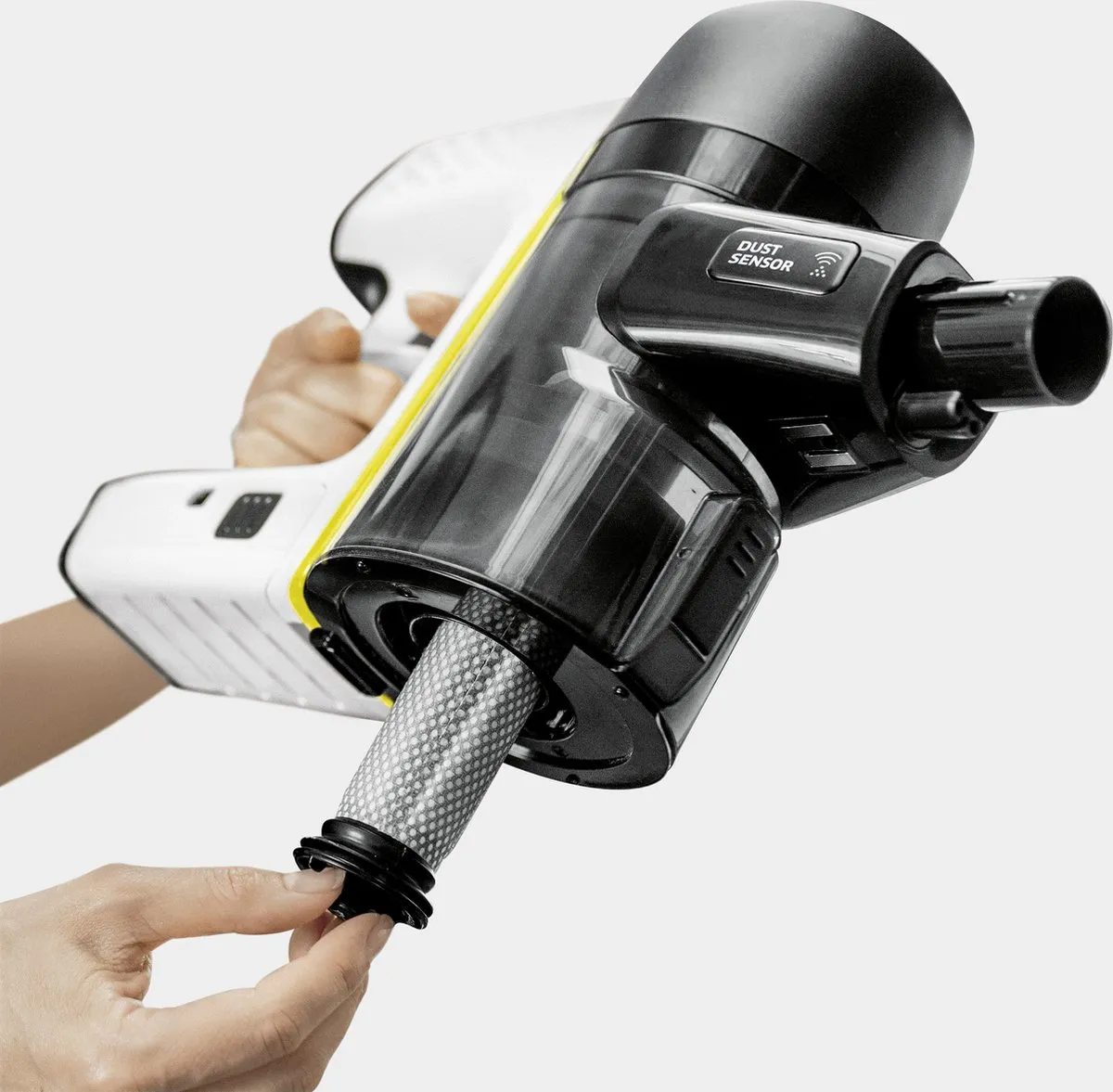 Kärcher VC 7 Cordless yourMax 2-in-1 Staalstofzuiger - 0,8L - HEPA - 2,5Ah