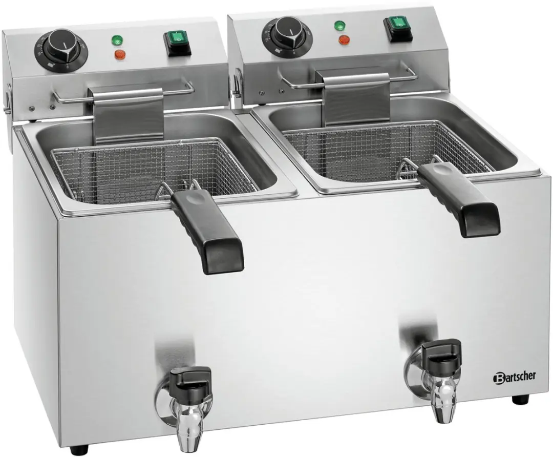 Bartscher SNACK IV Plus A162824E Friteuse 6600W - 18L - Grijs