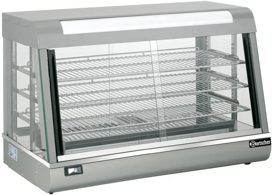 Bartscher Deli II Warmhoudvitrine 152L - 900x480x590mm - RVS