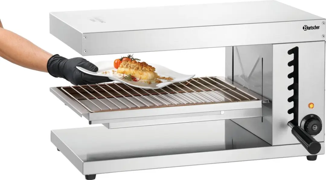 Bartscher Salamander 400-1Z-P Verwarmingsplaat 2800W - RVS - afbeelding 6 van 6